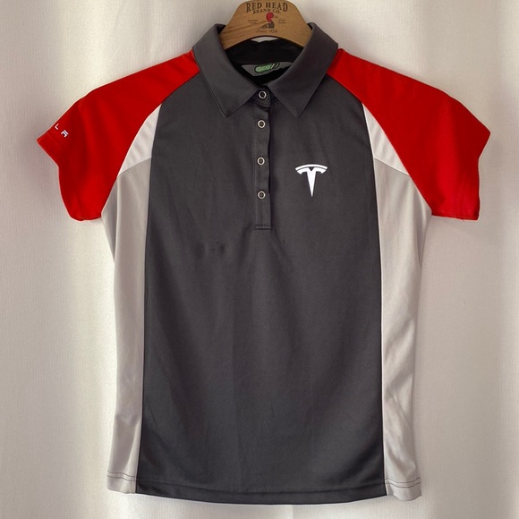 TESLA Golf Polo Ladies Medium - Picture 1 of 7